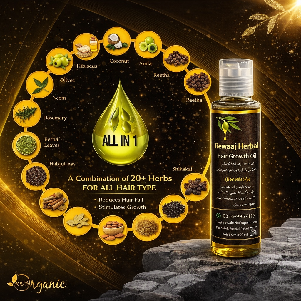Rewaaj Herbal Oil | The Ultimate Botanical Fusion